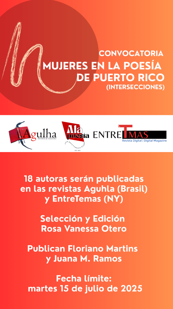 Atención: Convocatoria Internacional   Mujeres Poetas&nbsp;PR